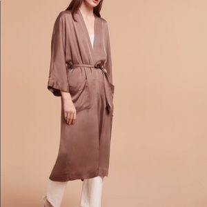 Aritzia Wilfred Durante Silk Jacket Size XS NWOT